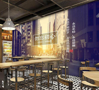 餐厅瓷砖背景墙：主题鲜明，别具一格